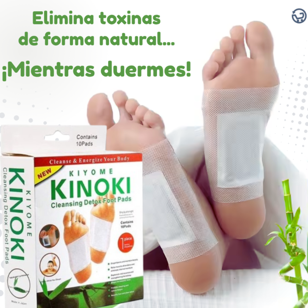 Parches para pies KINOKI® - INGREDIENTES 100% NATURALES