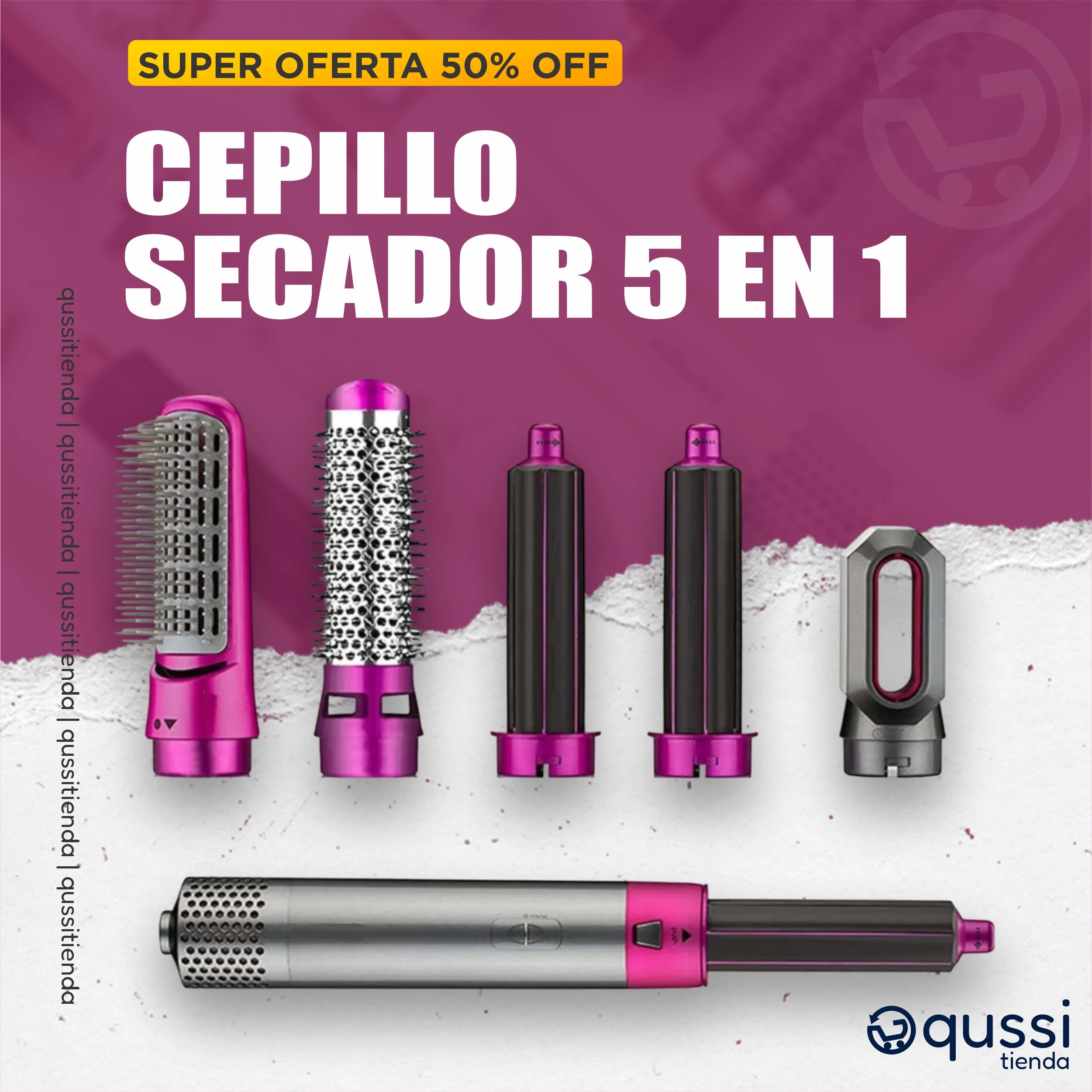 Cepillo secador 5 en 1